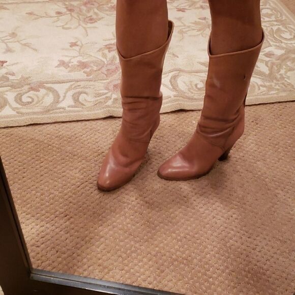  -Boutique Marco vintage leather boots made in Italy  size 7 - Picture 1 of 12